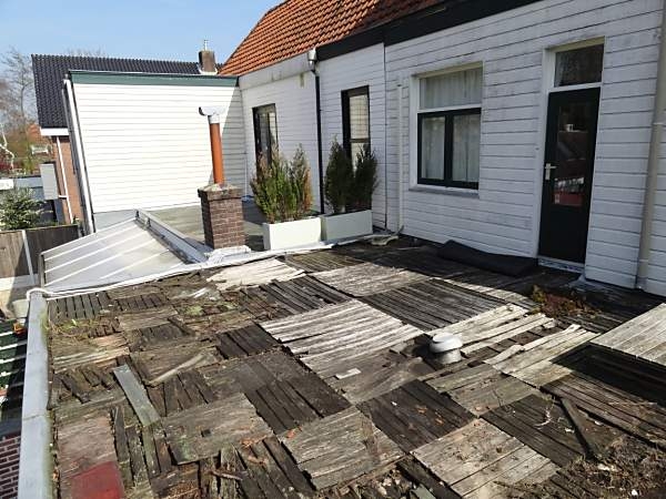 Dakterras renovatie voor